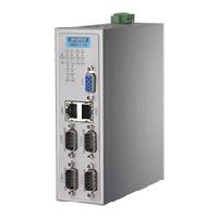 研華UNO-1110 導(dǎo)軌安裝型工業(yè)控制器，搭配TI Coretex AM3505 處理器，2×LAN，5×COM，4×USB，1 GB SD卡