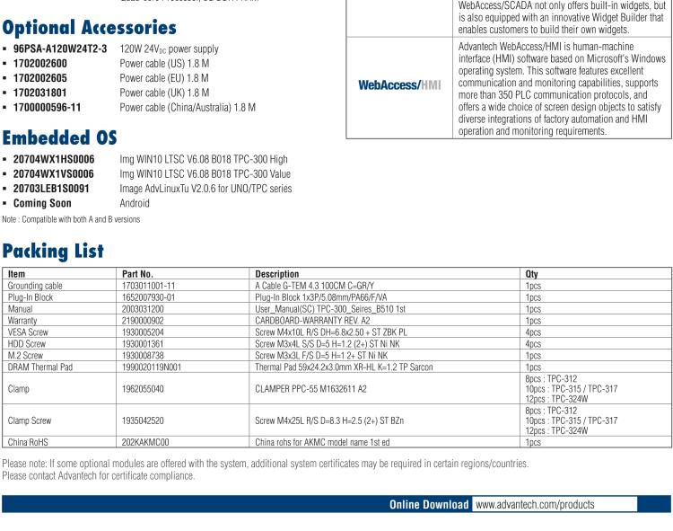 研華TPC-315 15英寸XGA TFT LED LCD觸摸屏電腦，搭載第八代Intel?Core? i3/ i5/ i7處理器，內(nèi)置8G DDR4 RAM